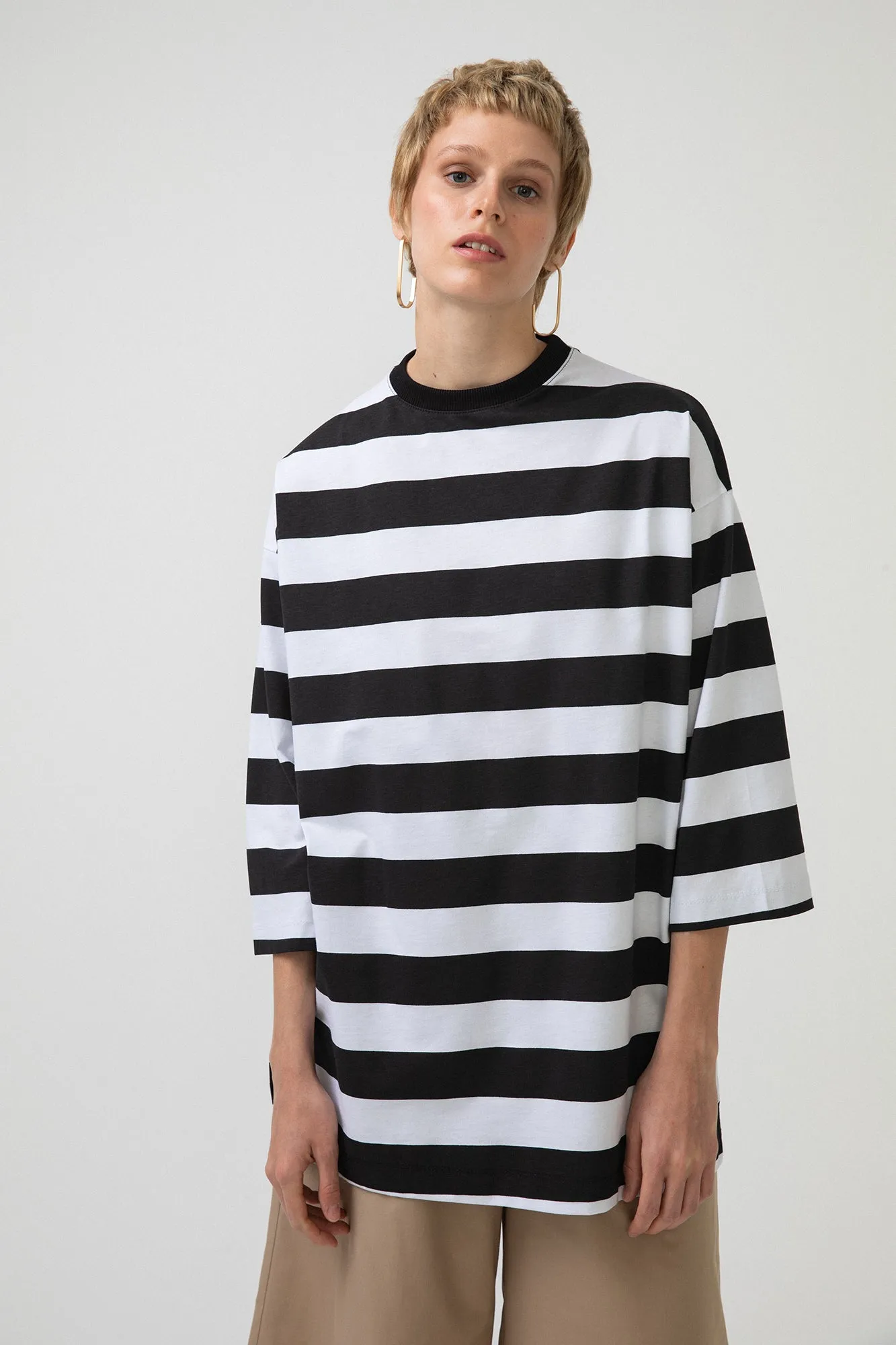 STRIPE OVERSIZE T-SHIRT