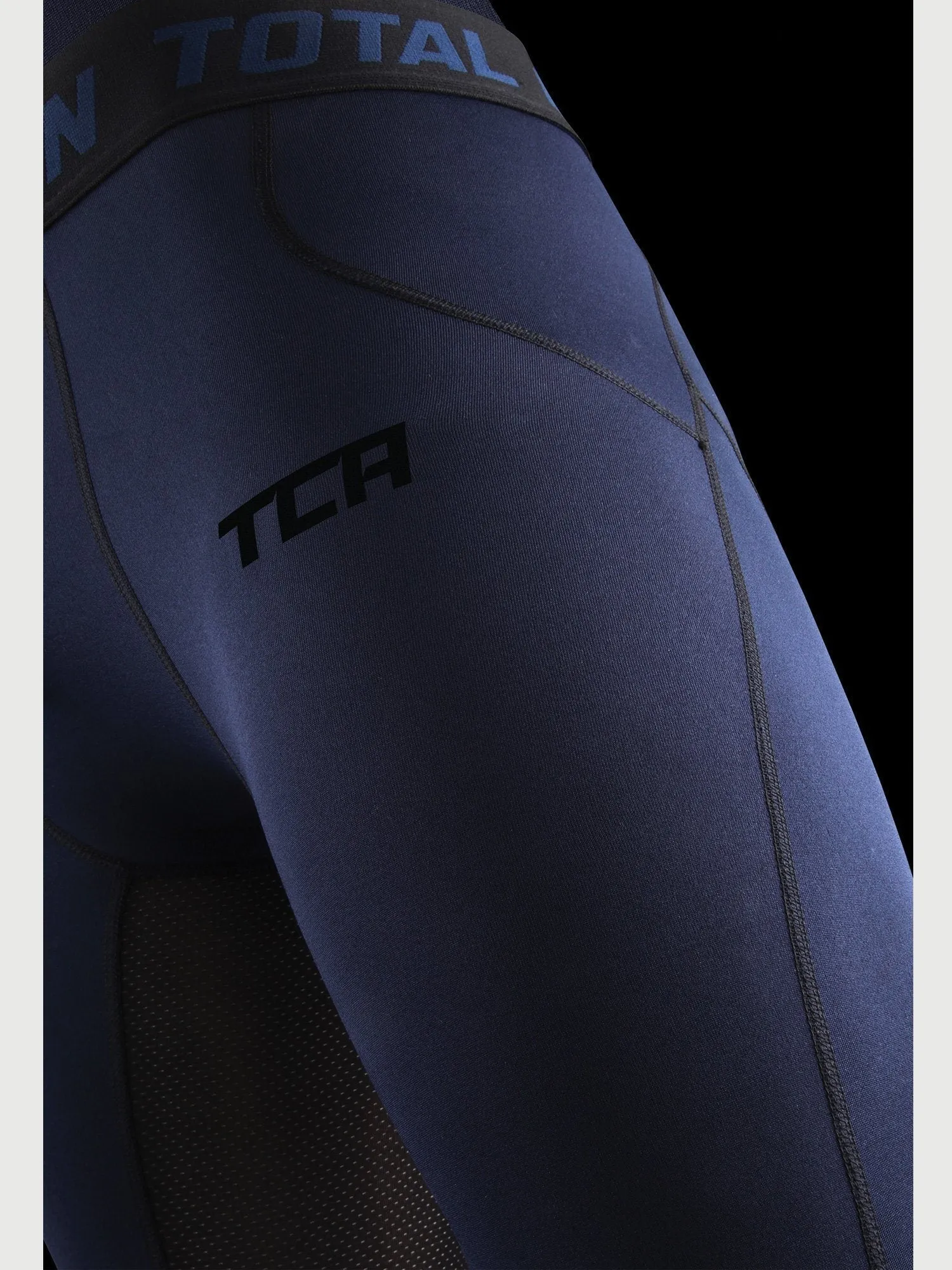 SuperThermal Compression Base Layer Tights For Boys With Brushed Inner Fabric & Side Pocket