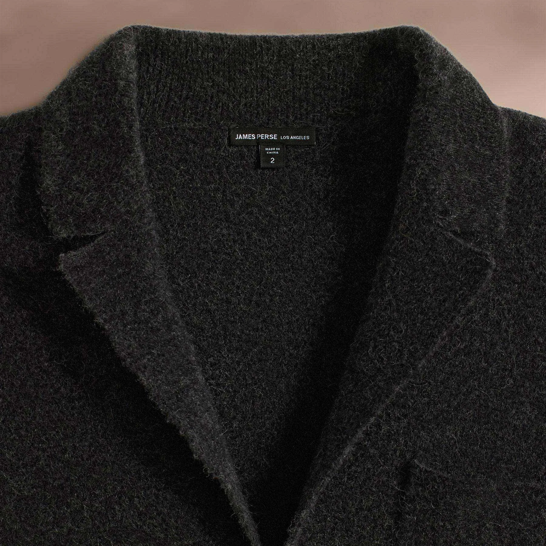 Sweater Knit Blazer - Anthracite