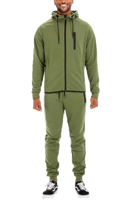 TCF Full Zip Sweat Pant Sweat Set