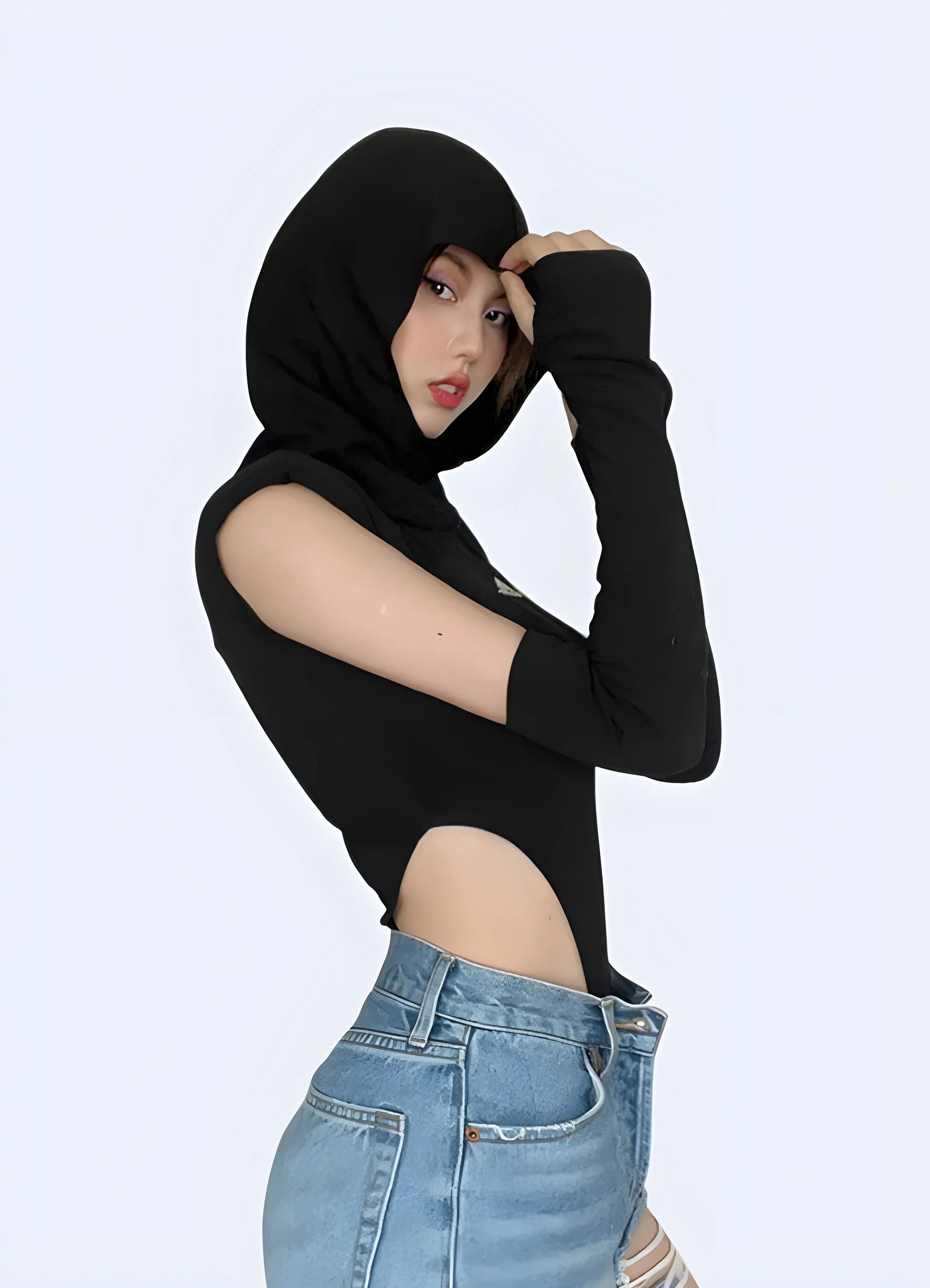 Techwear Hooded Bodysuit