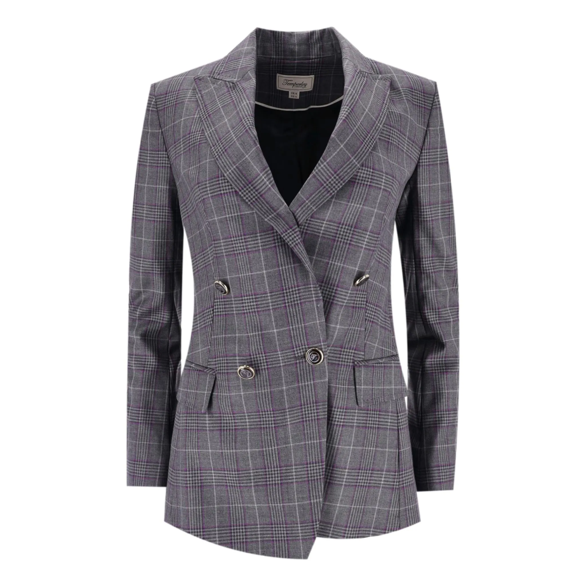 Temperley London Checked Wool Jacket/Blazer. Size 8UK