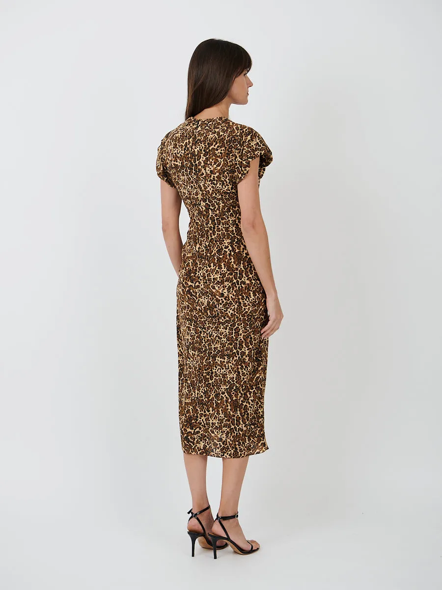 Terena Dress in Leopard