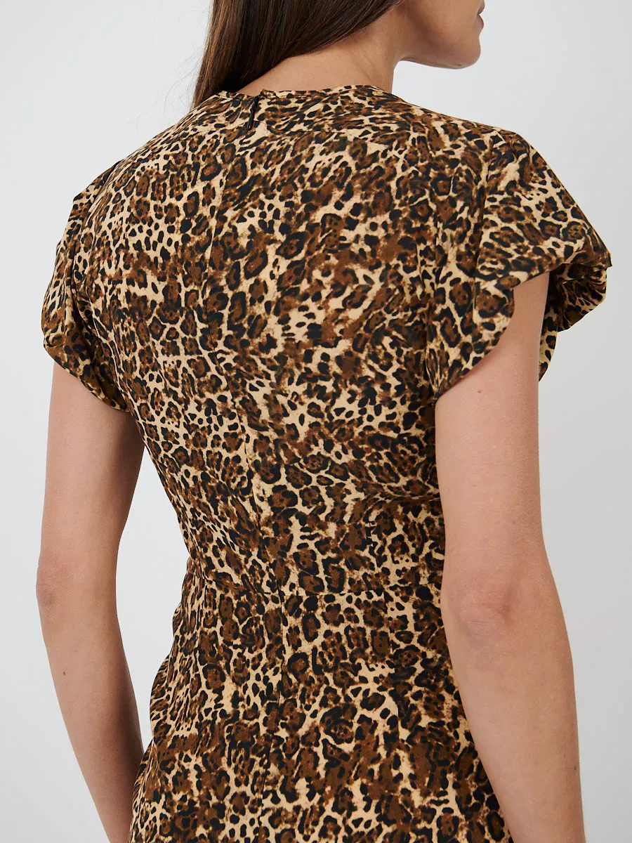 Terena Dress in Leopard