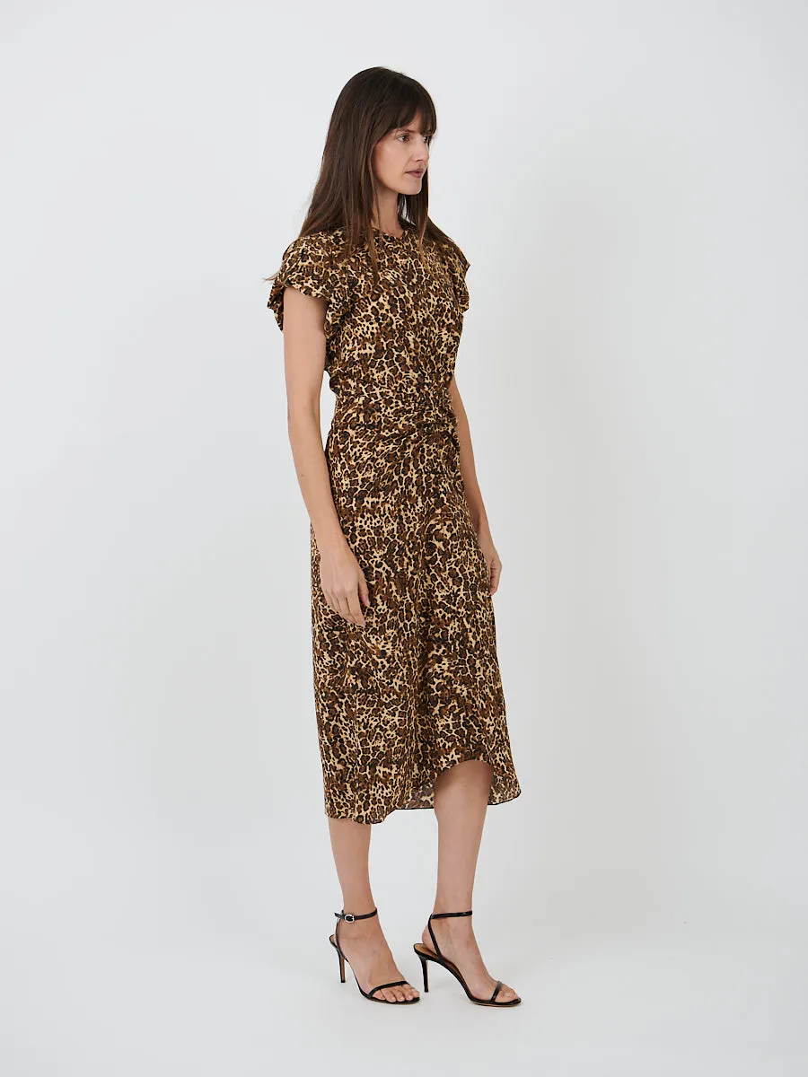 Terena Dress in Leopard