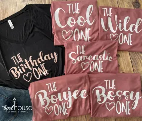 The Birthday One Shirt, Custom Best Friends Matching Tees