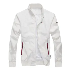 Tommy  Hilfiger Plain Flag Logo White  Jacket tracksuit