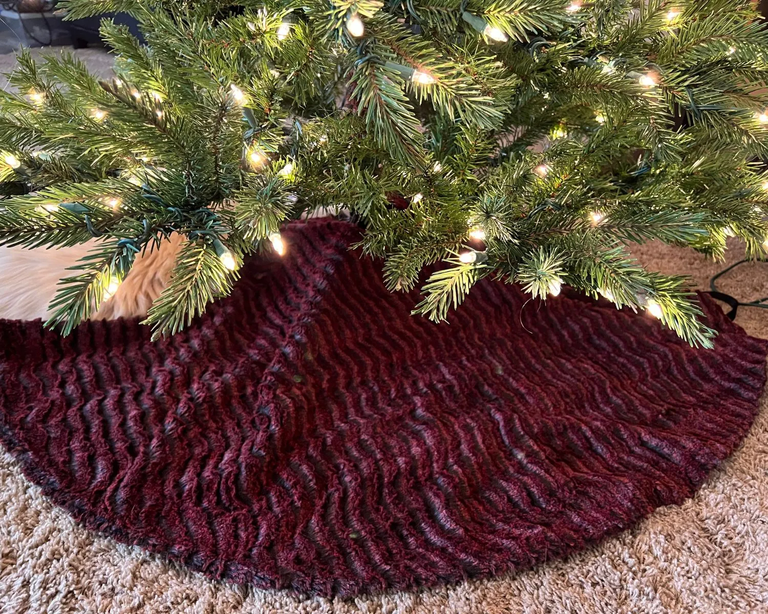 Tree Skirt -  Assorted  Luxury Faux Furs