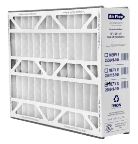 Trion Air Bear 266649-104 - 16" x 20" x 5" Pleated Air Filter, MERV 13