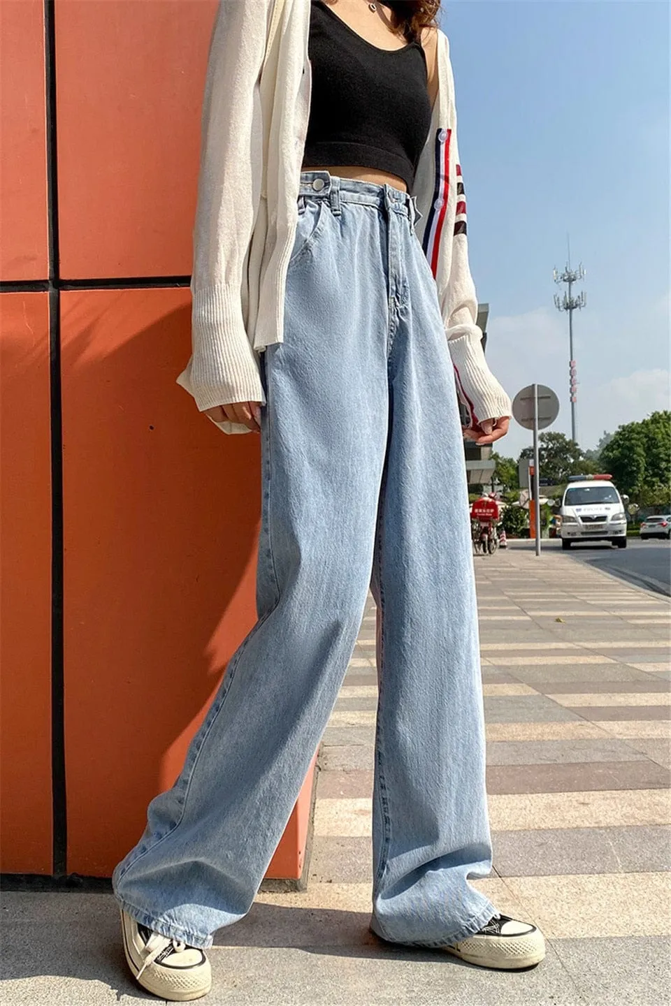 Troo High Waist Denim Pants