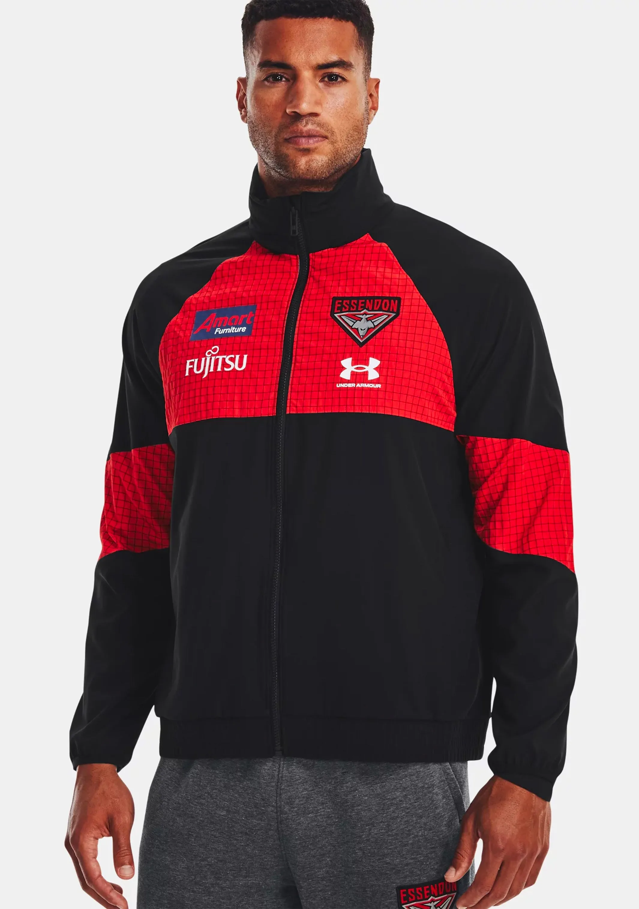 Under Armour Men's Essendon FC Accelerate Track Jacket