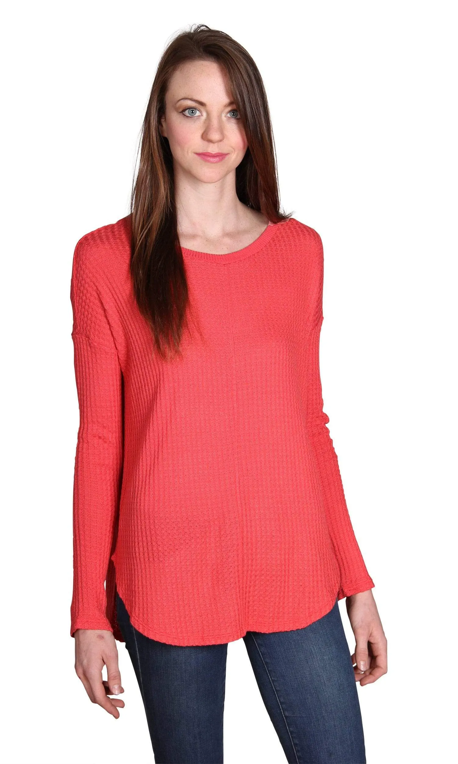 Velvet by Graham & Spencer Belind Thermal Knit Top