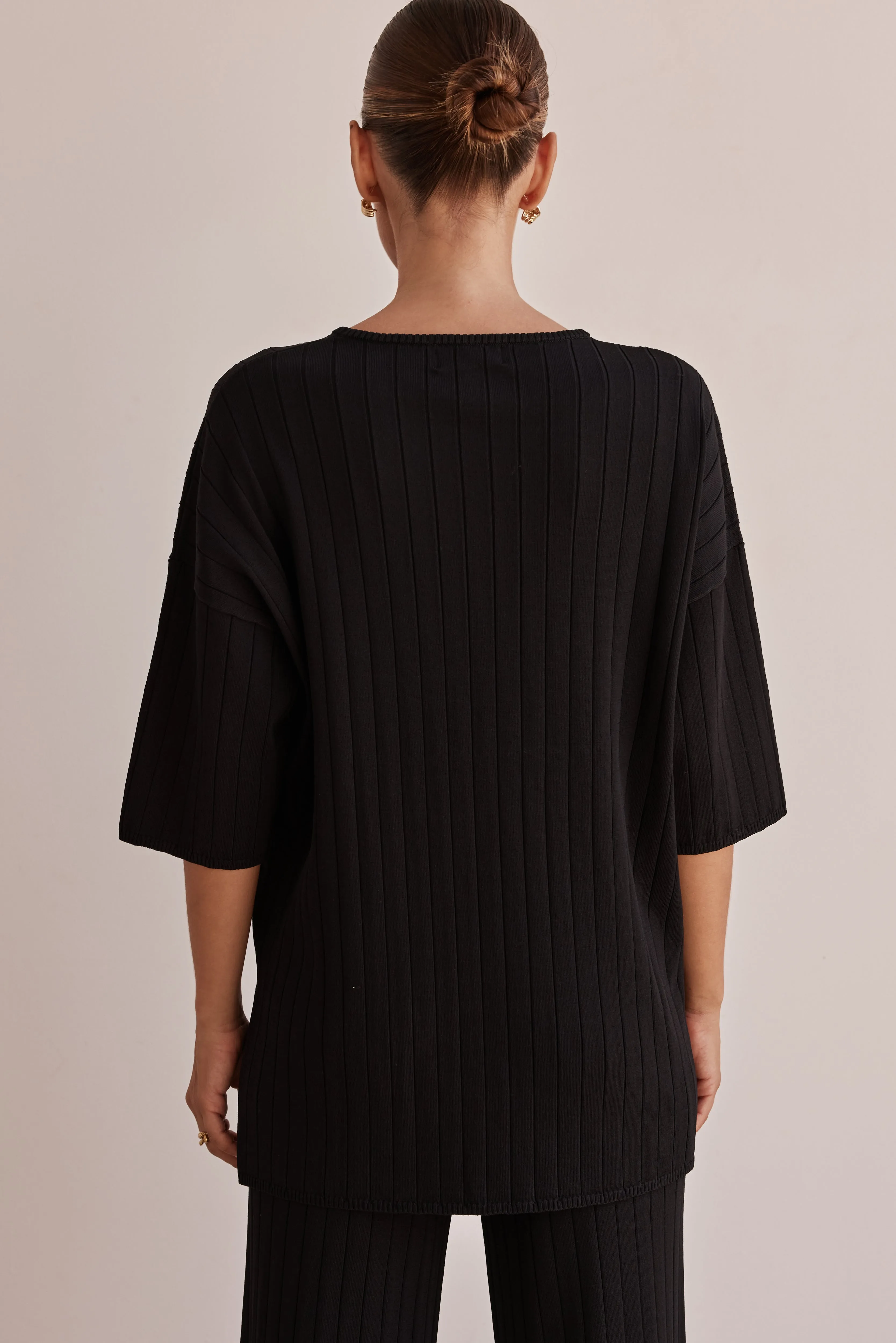 Venice Knit Top (Black)