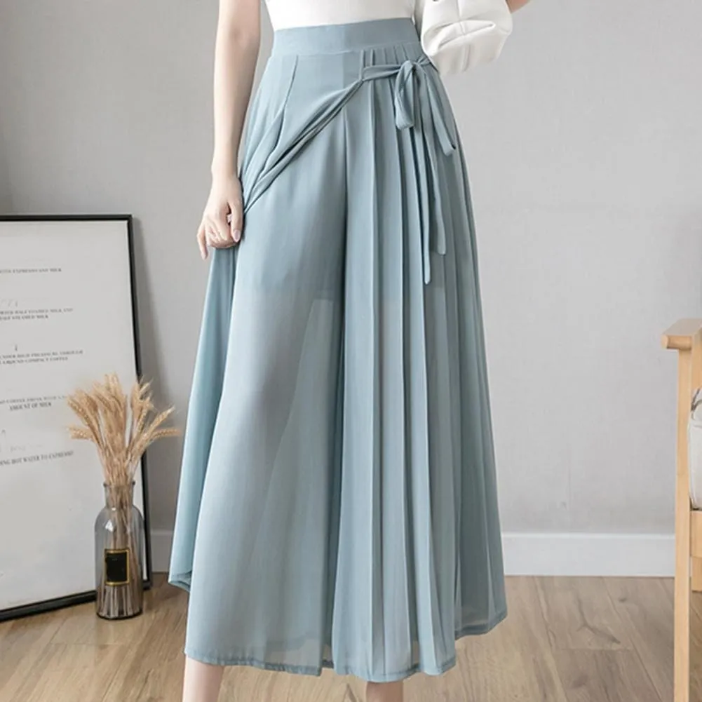 Venise Pleated Skirt Pants