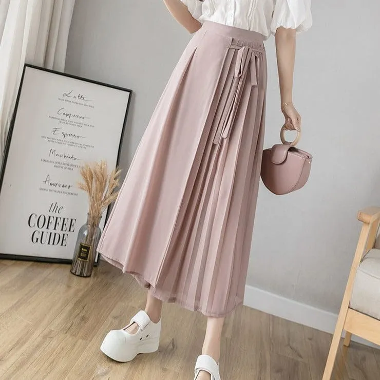 Venise Pleated Skirt Pants