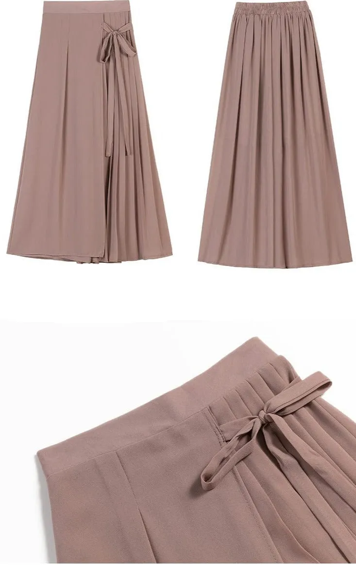 Venise Pleated Skirt Pants