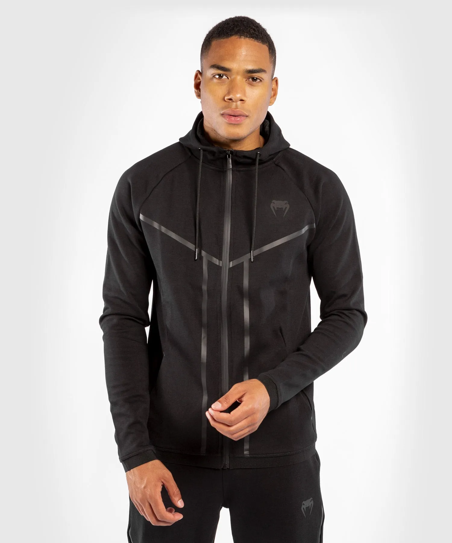 Venum Laser X Connect Hoodie – Black/Black