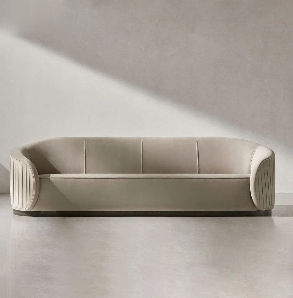 Verona Scratch Resistant Curve Sofa