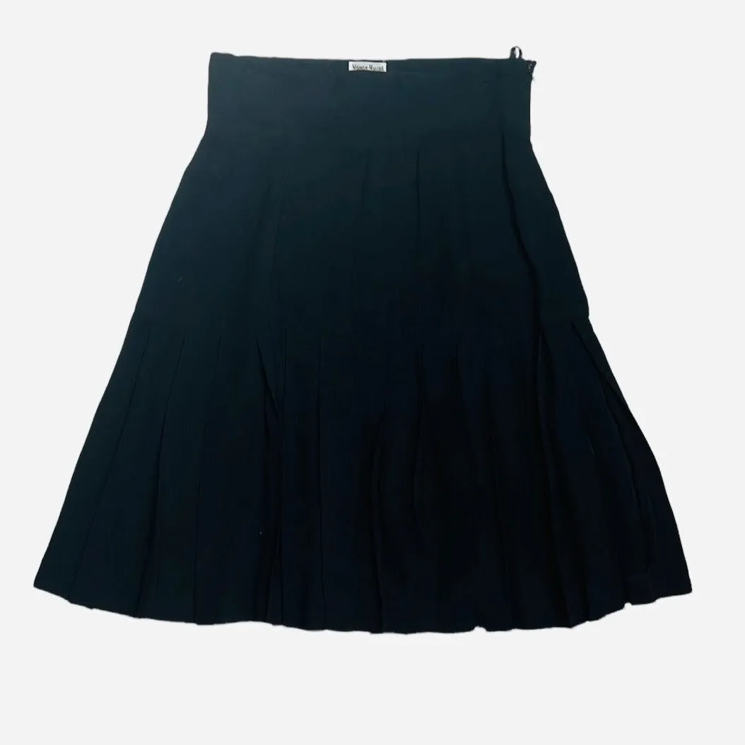 Vintage Black Chiffon Skirt - S