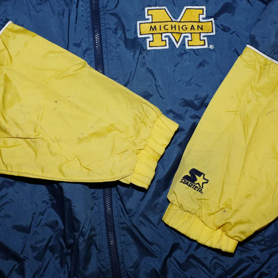 Vintage Starter Michigan Track Jacket XLarge