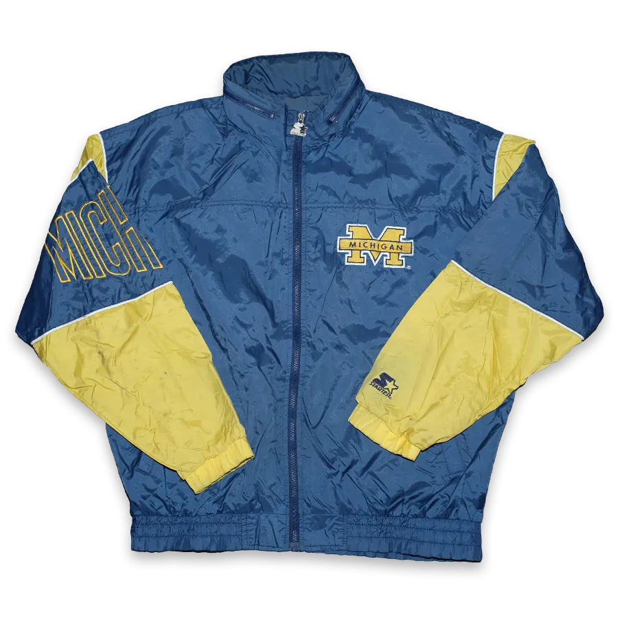 Vintage Starter Michigan Track Jacket XLarge