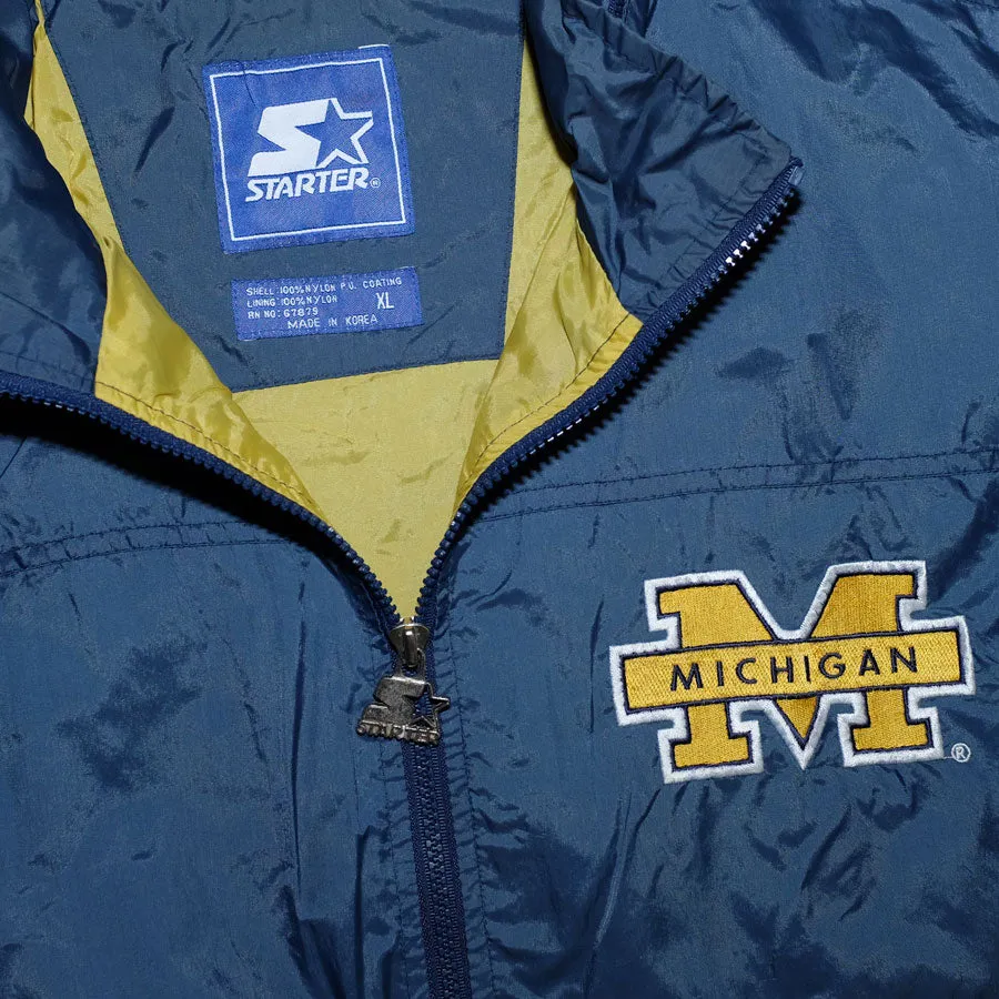 Vintage Starter Michigan Track Jacket XLarge