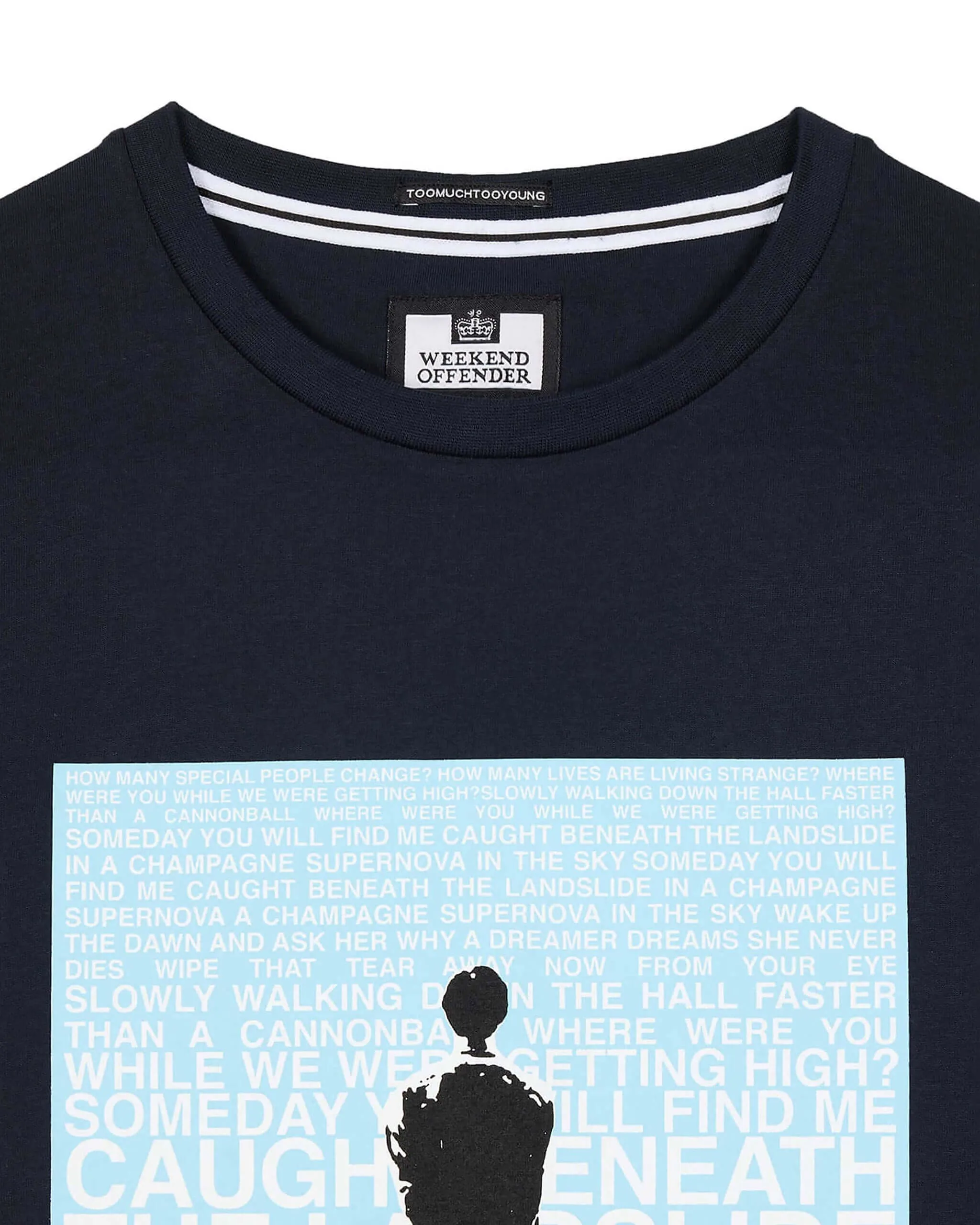 Weekend Offender SUPERNOVA T Shirt Navy