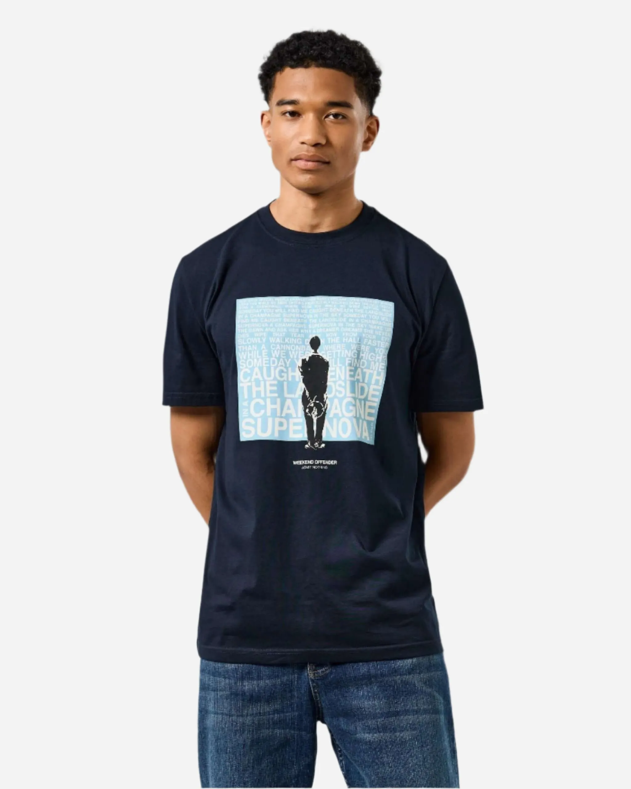 Weekend Offender SUPERNOVA T Shirt Navy