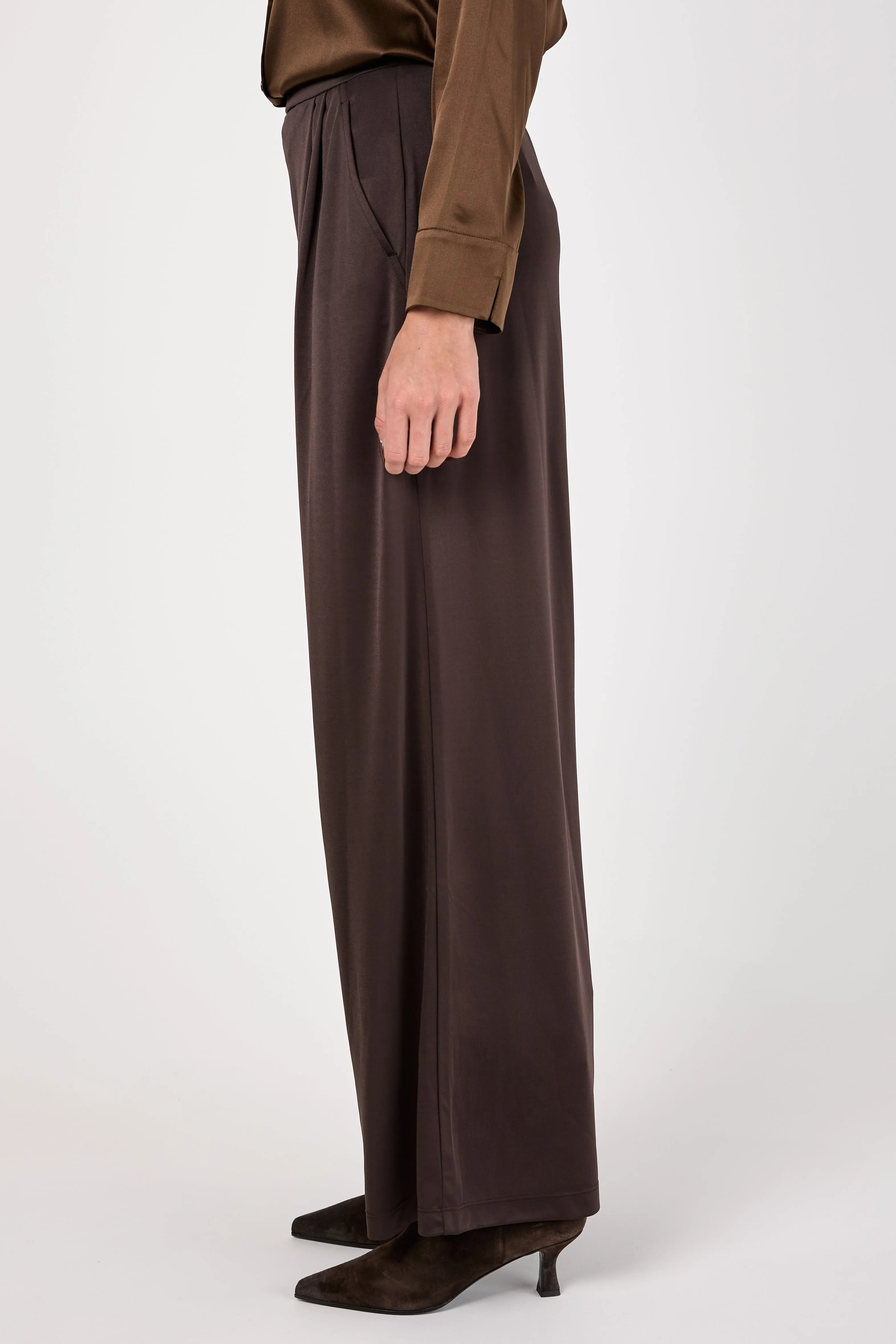 Whisky Jersey Trouser Pant in Brown