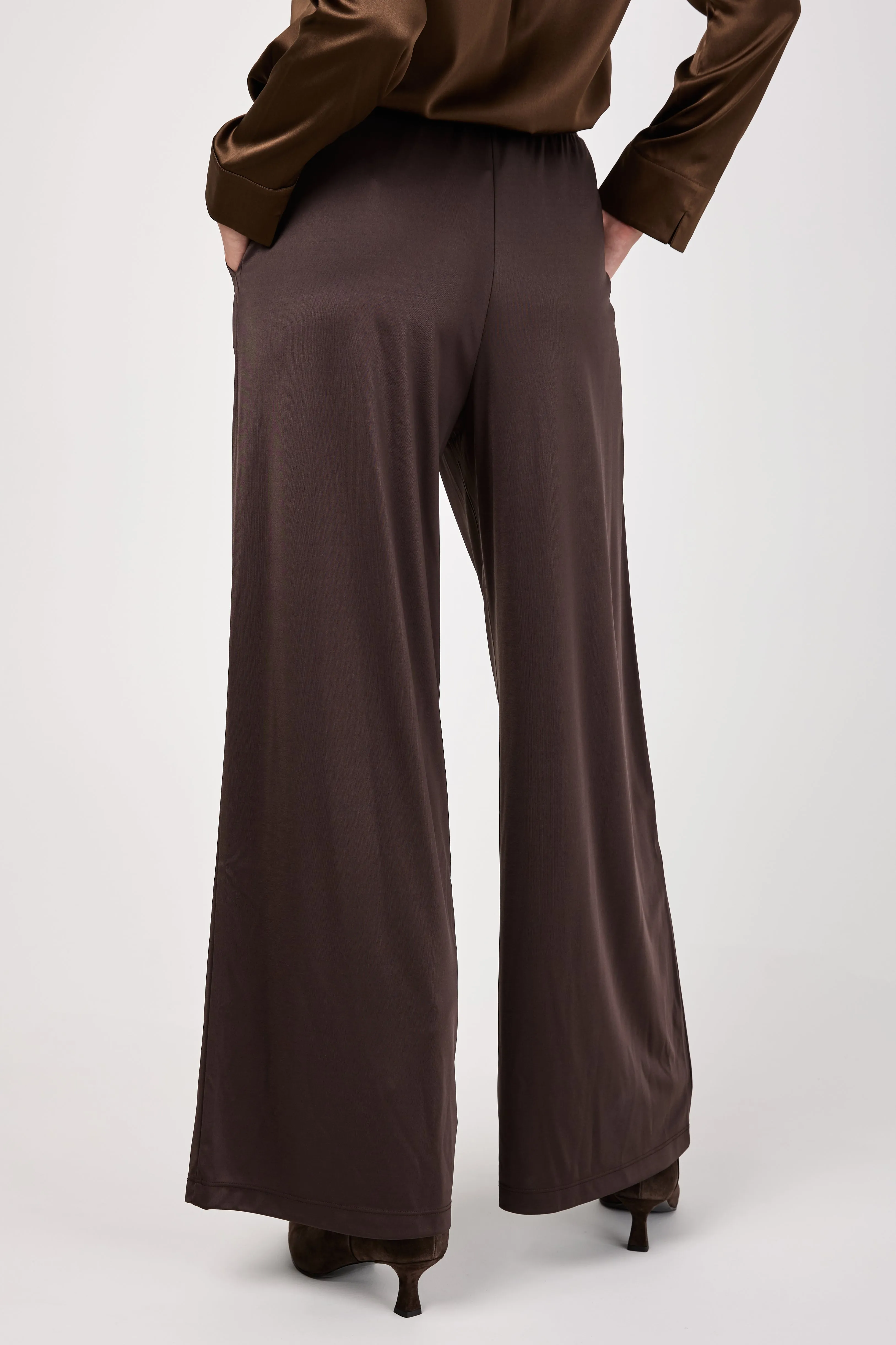 Whisky Jersey Trouser Pant in Brown