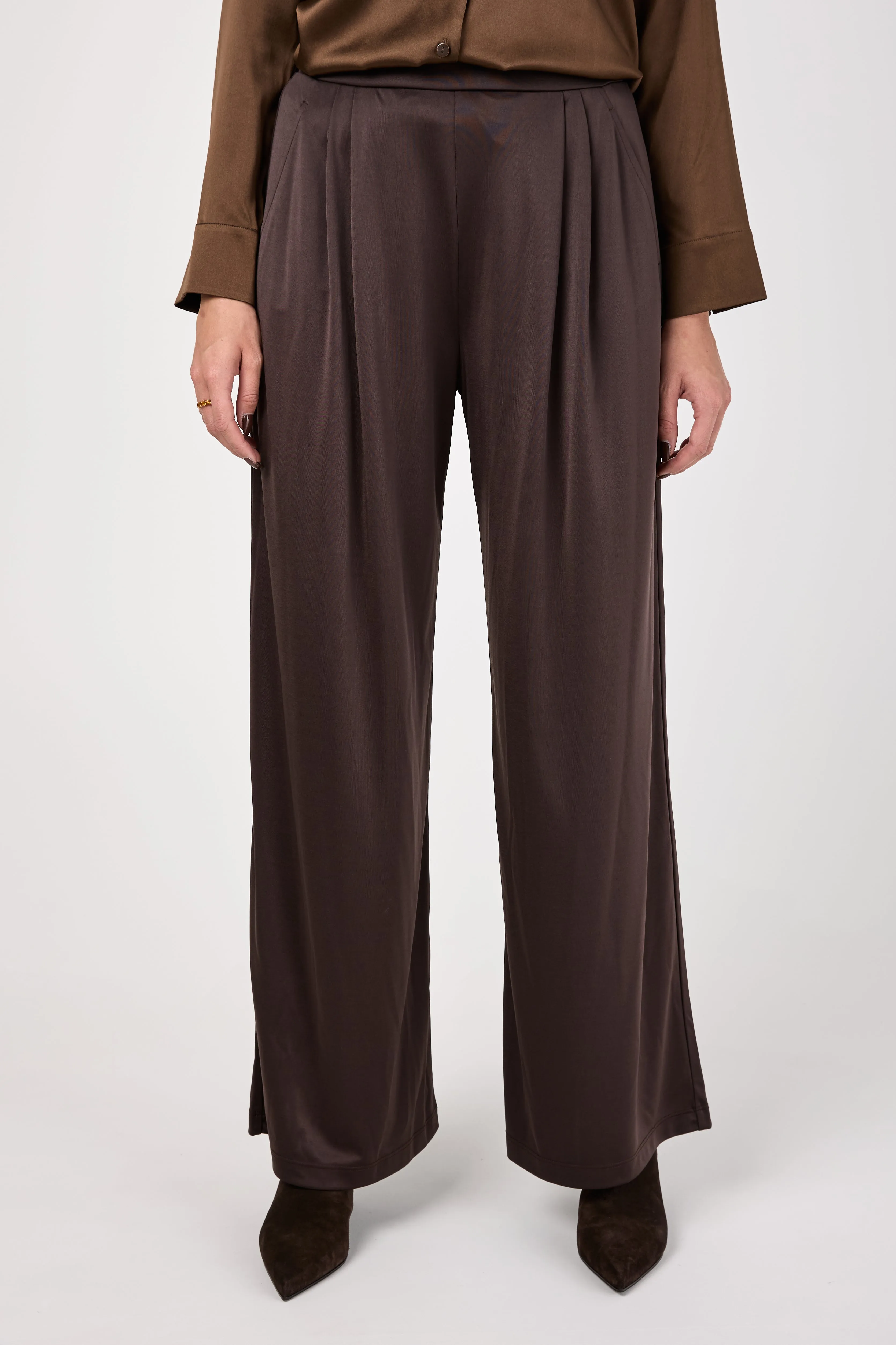 Whisky Jersey Trouser Pant in Brown