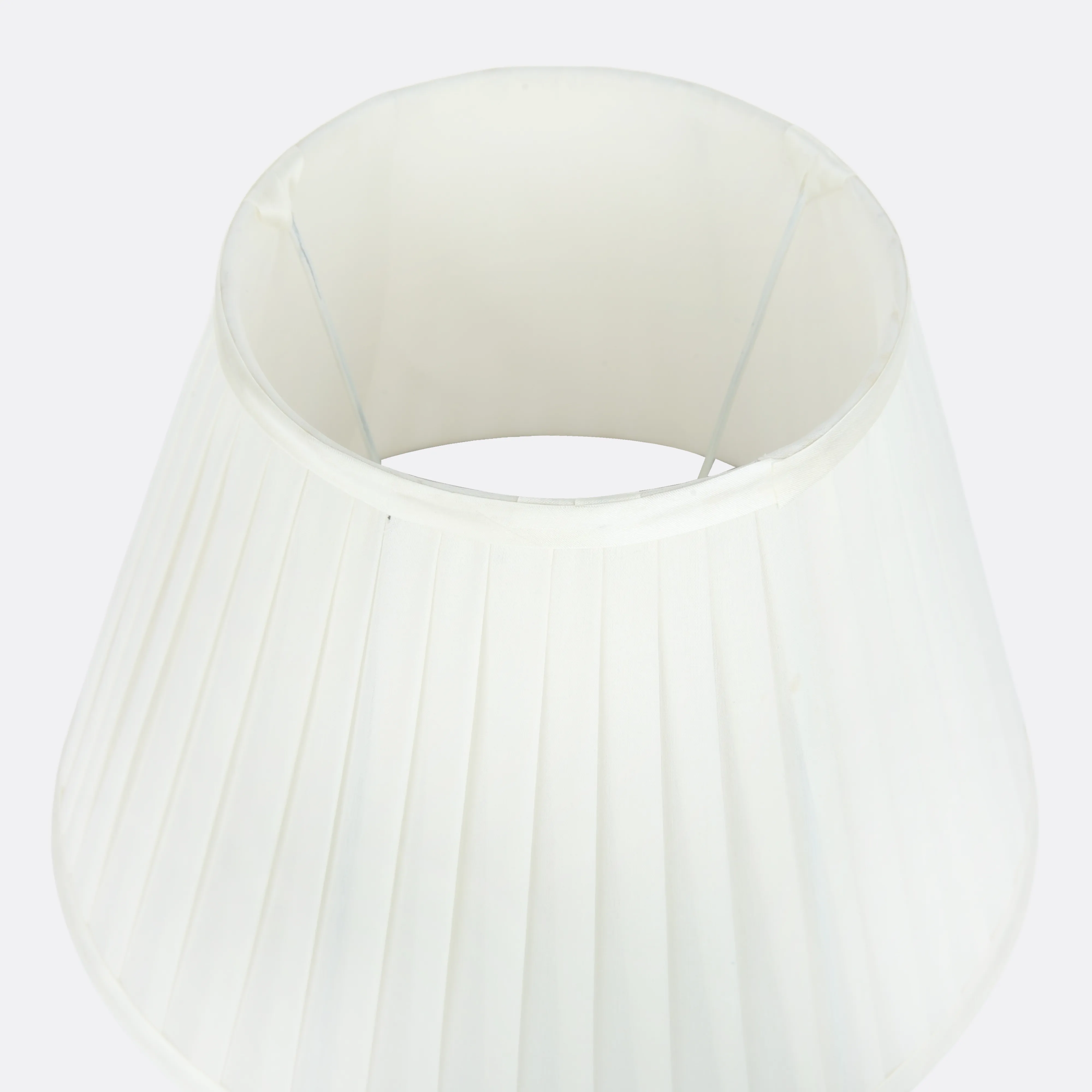 White Pleated Lamp Shades 14" ( Set Of 2 )