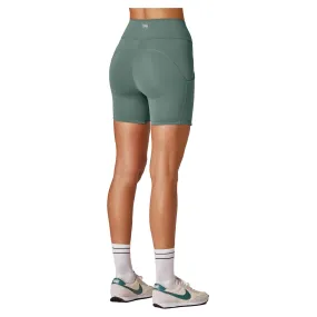 Women's Ab Waisted Camelflage 6 Inch Bike Shorts