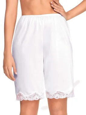 Women's Lace Edge Bloomer Pettipant Slip 1037