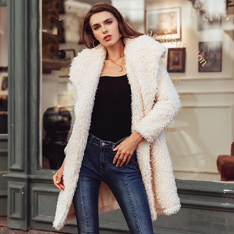 Women's Winter Faux Fur Coat