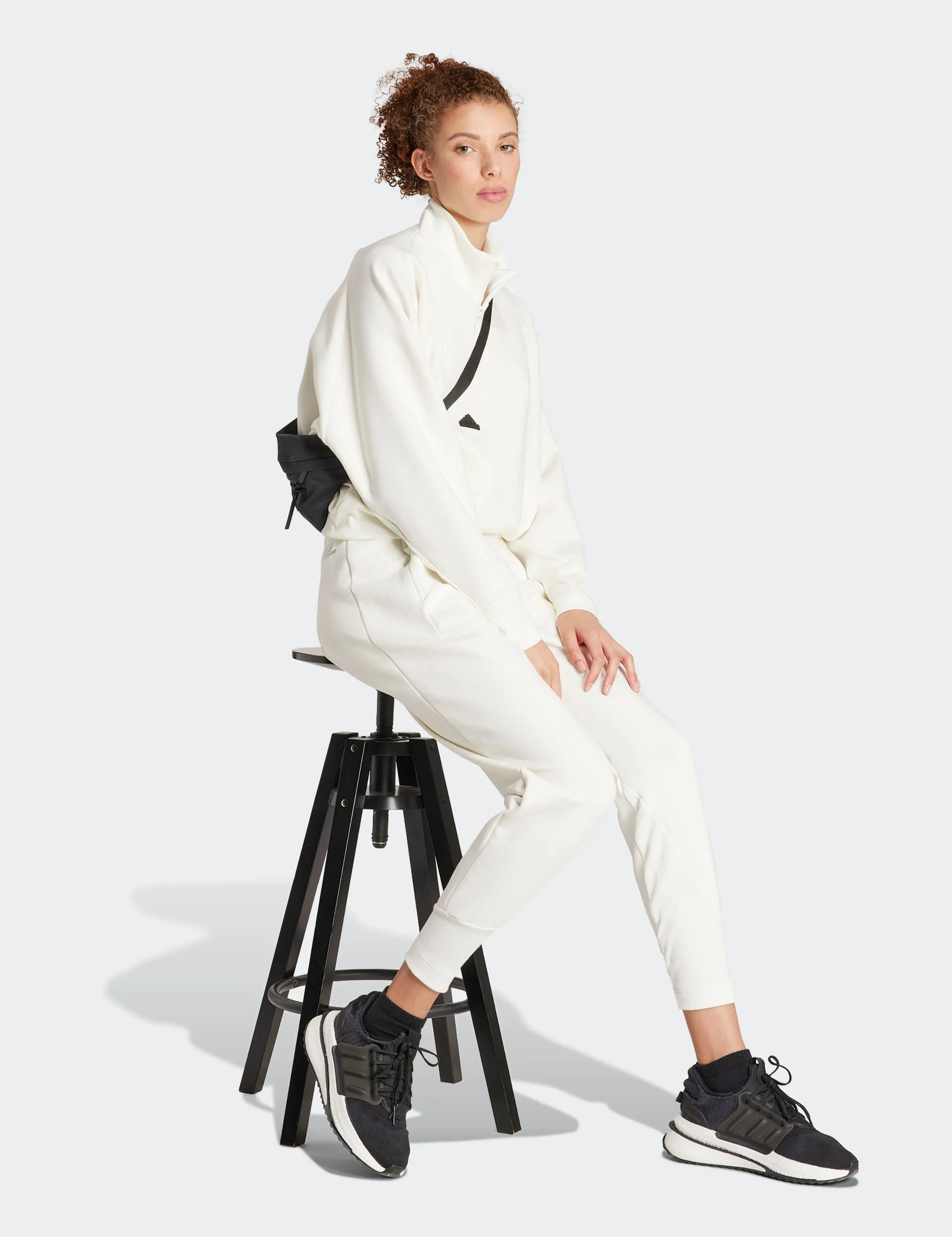 Z.N.E. Quarter-Zip Track Jacket - Off White